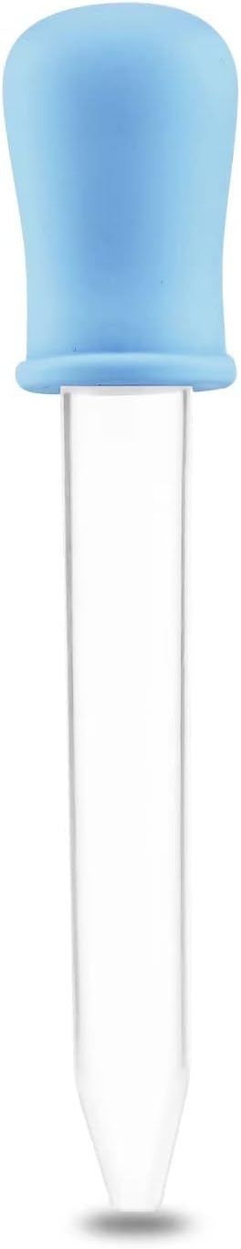 PandaEar Baby Healthcare & Grooming Kit - Baby Safety Set Comb, Brush, Finger Toothbrush, Nail Clippers, Scissors, Nasal Aspirator - Nursery Care Kit (Blue)