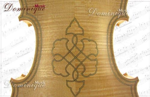 "Blonde" D Z Strad Violin – Gasparo da Salo 1590, “Adam” Copy (Limited Edition) Concert Violin 4/4 Full Size Handmade with Dominant Strings, Case, Bow, Shoulder Rest and Rosin