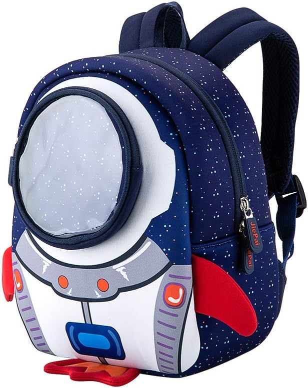JiePai Rocket Toddler Kids Backpack with Harness Leash for Boys Girls Age 1-3
