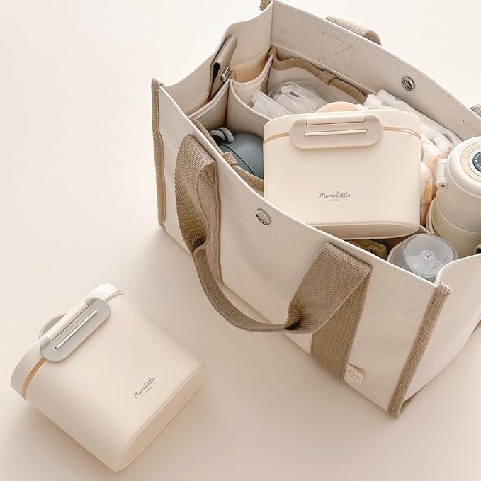 MomnLittle Baby Formula Dispenser Container 8.8oz 6.1oz Portable Formula Dispenser Container with Scoop and Carry Handle for Travel Outdoor Activities for Baby Infant