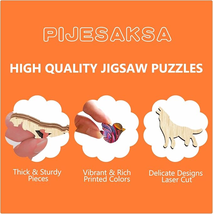 Wooden Puzzles for Adults, Mechanical Dragon Wooden Jigsaw Puzzles for Adults, Wood Puzzles Adult, Unique Animal Shape, Gifts for Friends and Family, Wall Art Canvas Puzzle (L -13.4*13.3in -300 pcs)