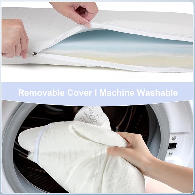 NeoBorn Baby Bassinet Mattress Pad, 30" x 15" Dual Sided Comfort Gel Memory Foam Mattress with Removable Breathable Soft Tencel Cover Fit for Dream On Me Lacy/Snoo/Moses Basket Baby Bassinet