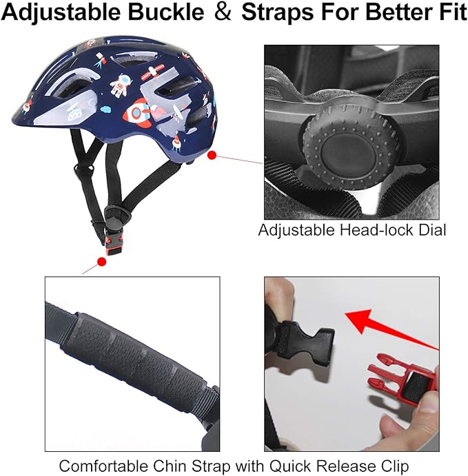 GLAF Baby Bike Helmet Toddler Helmets for 1 Year Old and up Infant Girls Boys Multi Sport Adjustable for Scooter Bicycle Kids Youth Child Skateboard Safety Cycling