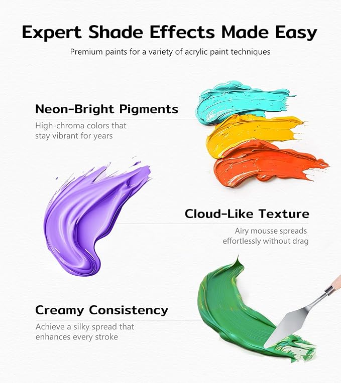 TMOL Washable Paint for Kids 12 Colors, Non-Toxic, Safe & Washable for Toddlers, Tempera Paint with Brushes, Palette & Bucket, School Project Art Supplies