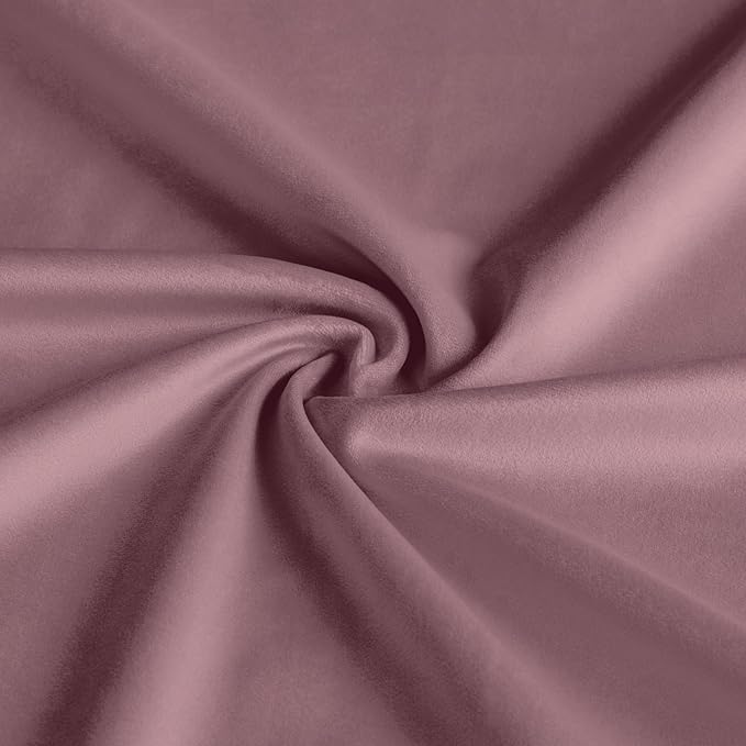 6FT Bean Bag Chair, Large Bean Bag Chairs with Memory Foam Filled, Fluffy Beanbag Sofa with Dutch Velvet Cover, Round BeanBag Chairs for Living Room, Playroom - Dusty Pink