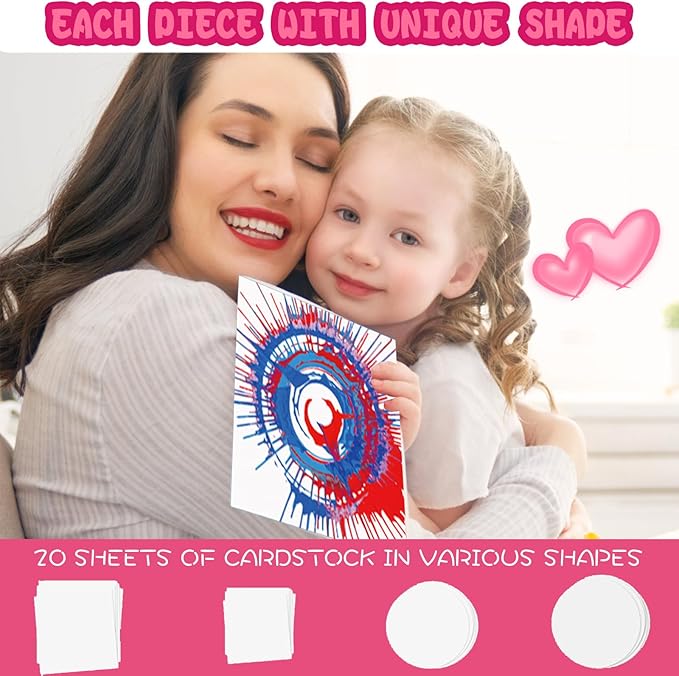 Spin Art Machine Variable Speed, Battery Operated Spinner - Paint Spinner with Splatter Guard, Washable Paint, Spin Art Kit, Stem Toys, Arts and Crafts