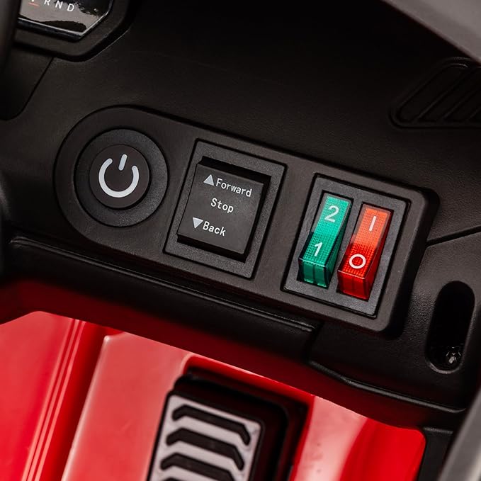 Qaba 12V Kids Ride on Truck, Chevrolet Silverado EV RST Licensed Electric Car with Parent Remote Control, Back Storage, Spring Suspension, Soft Start, Auxiliary Wheels, LED Lights, Music, MP3, Red