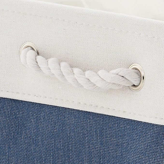 Storage Bins - Large Baskets for Storage Cubes with Handles Organization and Storage Baskets Gifts for Empty 15.7 (L) x 11.8 (W) x 8.2 (H) inches