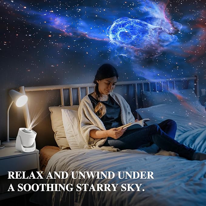 Orzorz Slide Discs Star Projector Galaxy Light Home Planetarium Projector Star Projector
