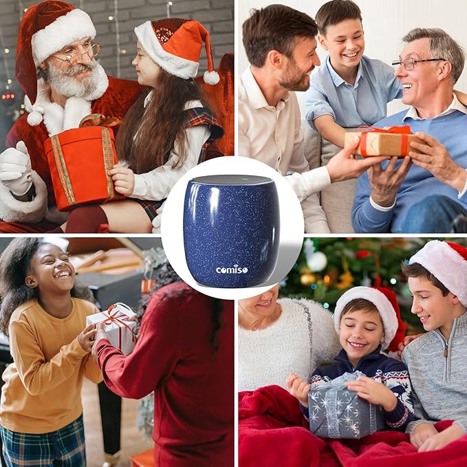 Small Speaker, Bluetooth Speaker with 360°HD Stereo Sound and Robust Bass, Mini Speakers with Hands-Free Call, IP67 Waterproof, Portable Speakers for Shower, Room, Car, Trip, Ideal Gift for Men, Women