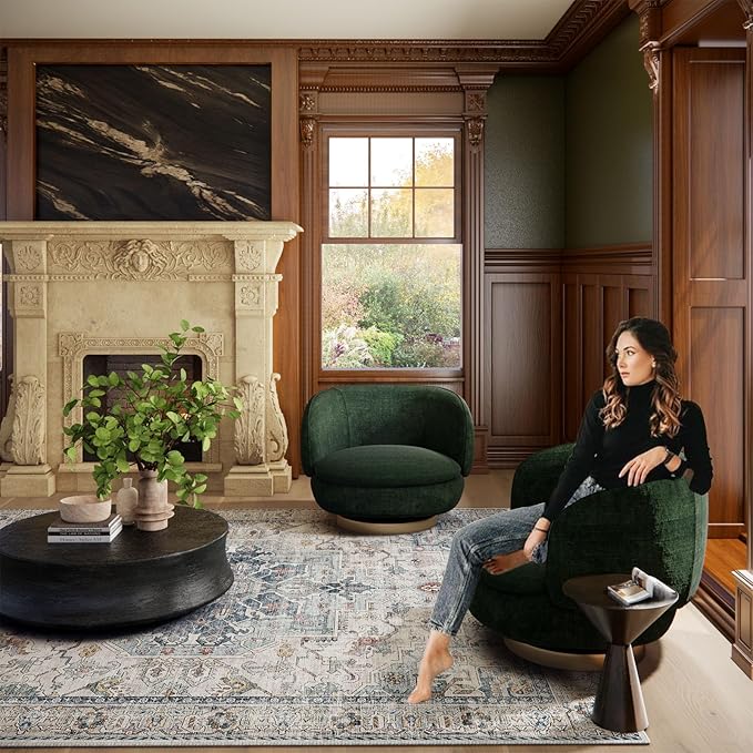 Machine Washable Throw Rugs for Entryway: Door Mat Indoor Entrance 3x5 Small Rug Stain Resistant Non-Slip Low Pile Soft Carpet for Kitchen Front Door Indoor Entry Bathroom Bedroom