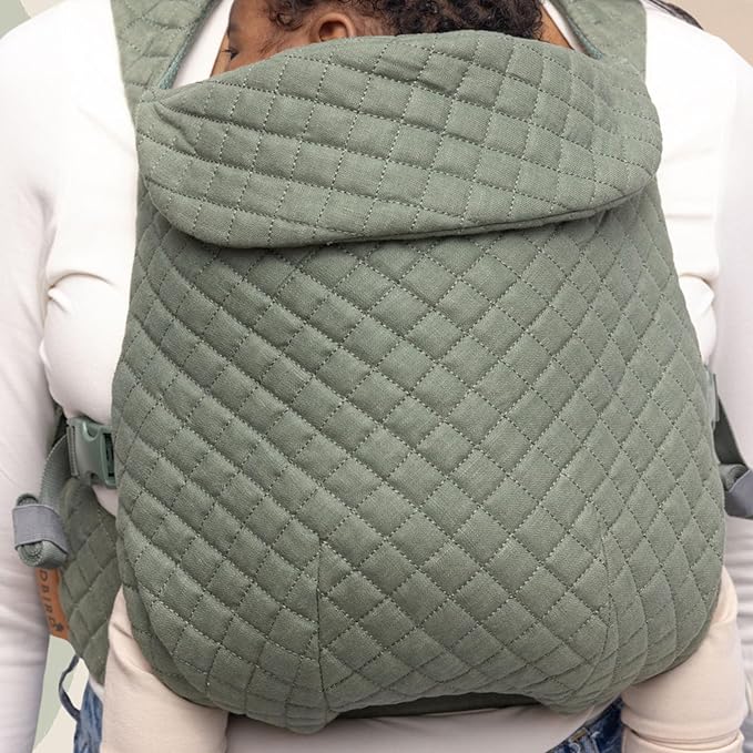 WildBird - Aerial Carrier - 7 to 45 lbs - for Moms, Dads & Caregivers - 100% Natural European Linen Fibers - Versatile & Adjustable - Small Size - Treepie Fabric (Amazon Exclusive)