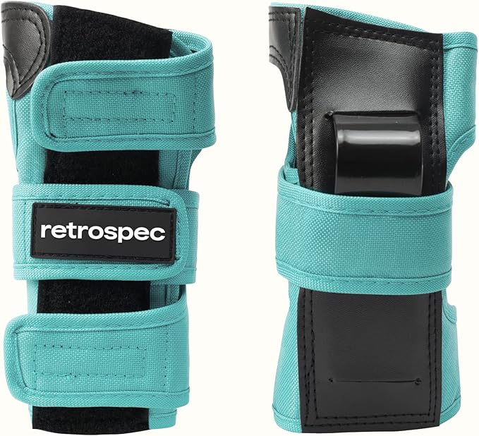 Retrospec Knee Pads, Elbow Pads & Wrist Guards for Men, Women & Kids - Protective Gear for Skateboarding, Roller Skate, Rollerblade, BMX & Scooter - Multi Sport Pad Set