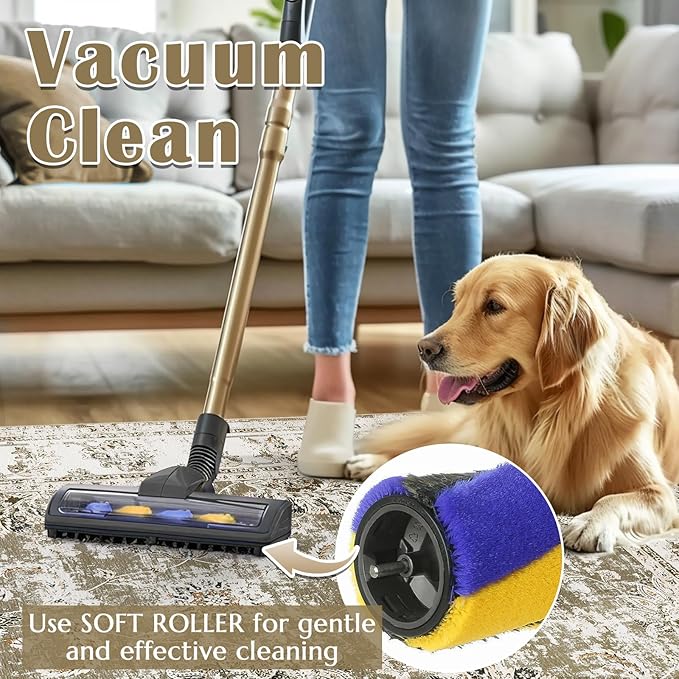 jinchan 9x12 Area Rugs for Living Room - Machine Washable Vintage Floral Distressed Design Stain Resistant Carpet Low Pile Non-Slip Large Rug for Bedroom Dining Room Home Office (9‘x12',Taupe)