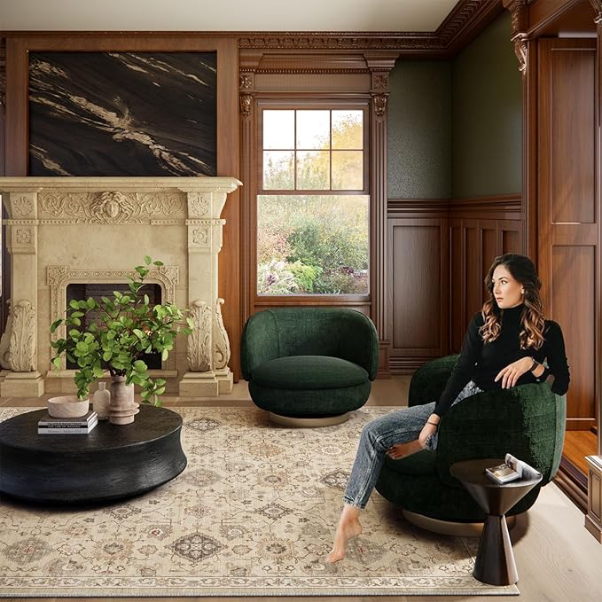 Machine Washable Boho Rugs for Entryway: Door Mat Indoor Entrance 2x3 Small Throw Rug Stain Resistant Non-Slip Low Pile Soft Carpet for Kitchen Front Door Indoor Entrance Entry Bedroom