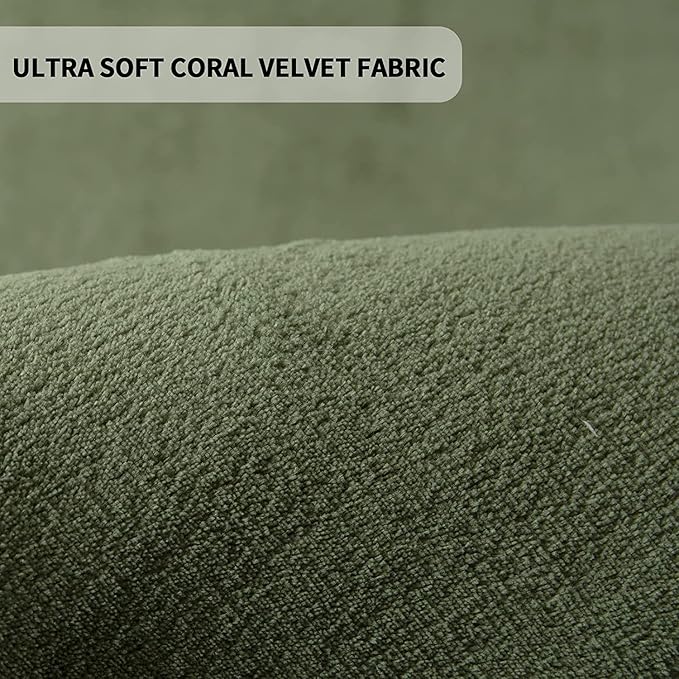 MAXYOYO Baby Play Mat, 1.2" Thick Memory Foam Soft Padded Carpet with Non-Slip Backing, 5x7 ft Japanese Tatami Rug Living Room for Kids, Toddler, Children, Nusery(Olive Green)