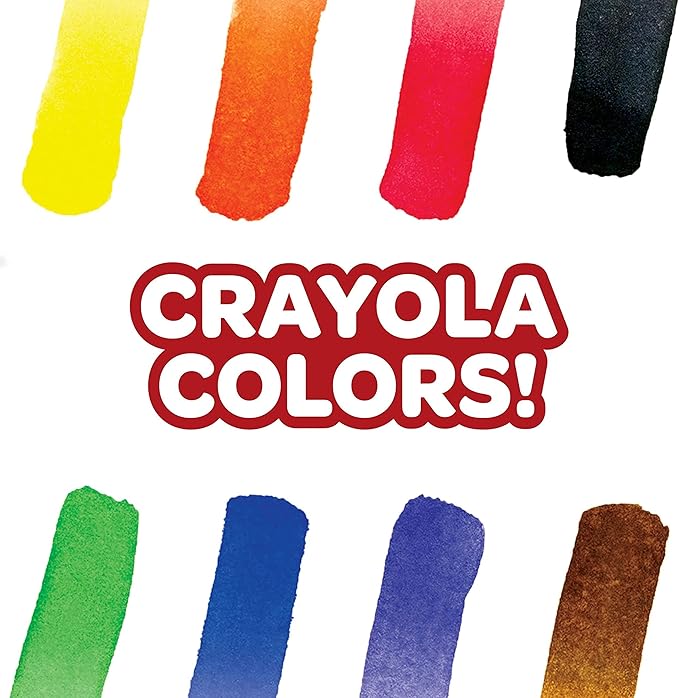 Crayola Washable Watercolor Paint Sets for Kids (12ct), Bulk Classroom Art Supplies for Preschool & Kindergarten, Classroom Learning Activities for Toddlers