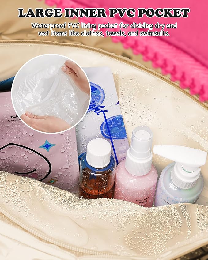 Dance Bag, Kid Weekender Bags,Tween Girls Trendy Stuff-Girl Overnight Bag with Wet Pocket,Lightweight Travel Tote Personalized Cheer Bags with Makeup Pouch