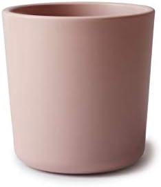 mushie Dinnerware Cups For Kids | Made in Denmark, Set of 2 (Blush)