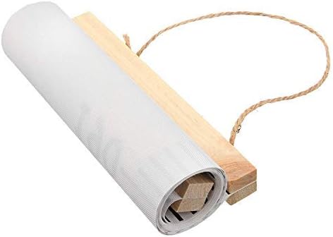 Kids Growth Chart, Wood Frame Fabric Canvas Height Measurement Ruler from Baby to Adult for Child's Room Decoration 7.9 x 79in (7.9 x 79in, Colorful Cloud)