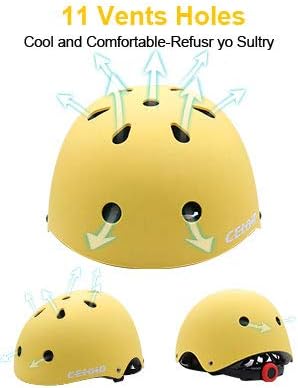 Kids Bike Helmet,Toddler Skateboard Helmets for Ages 2-3-5-8-14 Years Boys Girls，Adjustable Multi-Sport Bicycle Skateboarding Football Roller Skating Scooter Rollerblade Balance Bike Helmet