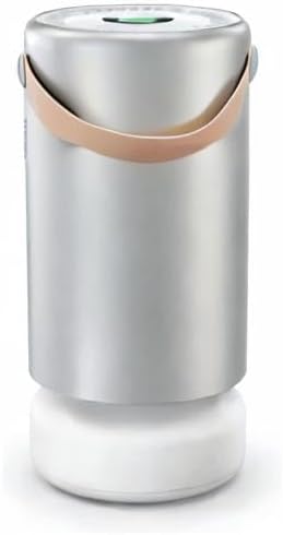 Molekule Air Pro Air Purifier - Purifies Rooms Up to 1000 Sq Ft with High Foot Traffic - FDA Cleared for Destruction of Viruses, Bacteria & Mold - Silver