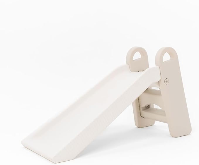 PLAYSMOL Slope Slide for Kids, Indoor/Outdoor Toddler Slide with Handles, Foldable for Easy Storage, Freestanding Playground Toy for Ages 3+