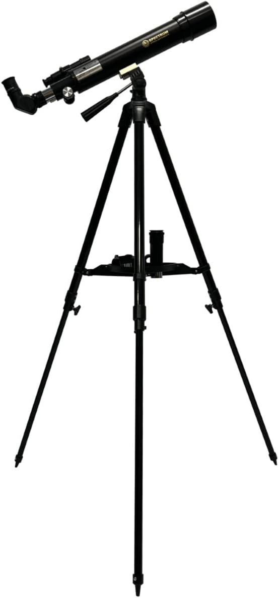 SpectrumOI Telescope for Kids & Adults - Astronomy Gift, 60mm Aperture Refractor with Carry Bag & Phone Holder