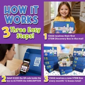 – 3 Month Subscription | 3 Science Kits, 9 Total Hands-On STEM Projects | Educational Building Learning Toys & Activities for Kids Ages 7-12 | Boys & Girls Gift