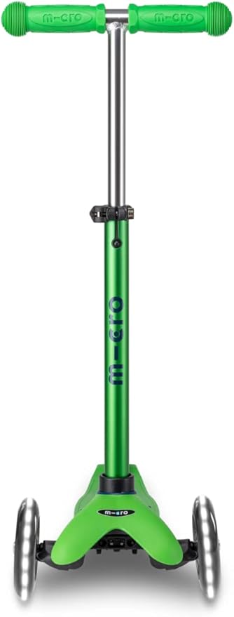 Micro Kickboard Mini Deluxe LED Three-Wheeled Lean-to-Steer Swiss-Designed Micro Scooter