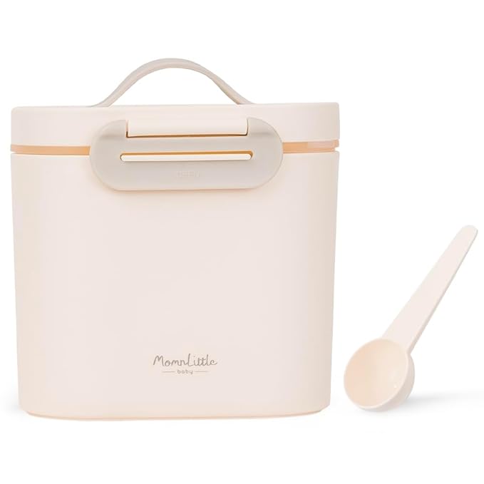 MomnLittle Baby Formula Dispenser Container 8.8oz 6.1oz Portable Formula Dispenser Container with Scoop and Carry Handle for Travel Outdoor Activities for Baby Infant