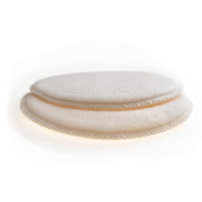 Merino Wool Nursing Pads, Style Softline, Regular Thickness, Size Large - 9 in. Diameter