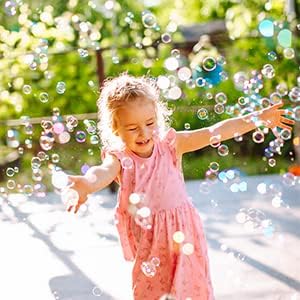 Bubble Machine for Kids, Automatic Electric Frozen Toys for Girls Princess Bubble Wand Maker Blower, Musical&Light Up Bubble Toys for Toddlers Outdoor, 3 4 5 6 7 8 Year Old Gifts