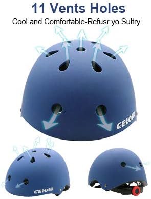 Kids Bike Helmet,Toddler Skateboard Helmets for Ages 2-3-5-8-14 Years Boys Girls，Adjustable Multi-Sport Bicycle Skateboarding Football Roller Skating Scooter Rollerblade Balance Bike Helmet