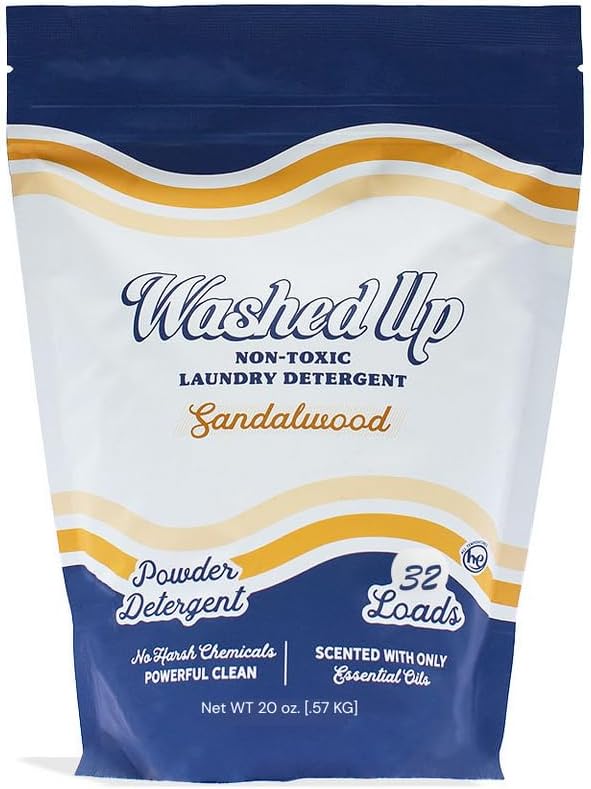 Laundry Detergent Powder | Safe for Sensitive Groups | Powerful Clean | Plant & Mineral-Based | Made in USA