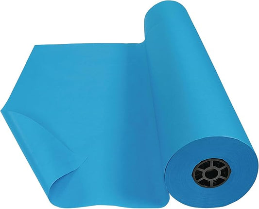 Colorations DSBB Bright Blue Dual Surface Paper Roll 36" x 1000' (1 Roll)