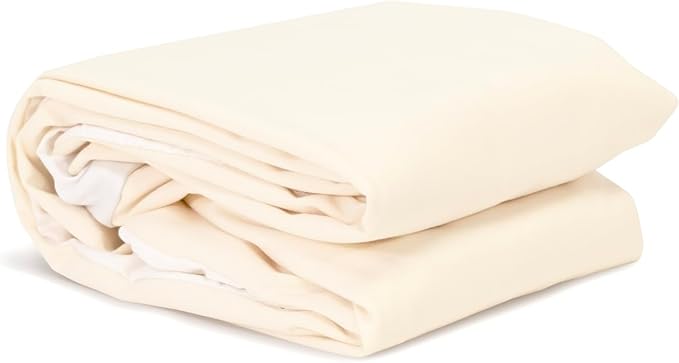 Naturepedic Organic Waterproof Mattress Protector Pad, Fitted Stretch Knit Mattress Cover for 9"-16" Depth, Twin XL