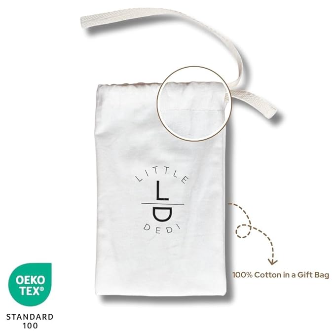 Premium Baby Hair Brush Set – Natural Goat Hair & Bamboo Bristle Brushes, Beechwood Comb, Cotton Pouch – Gentle Scalp Care for Newborns & Toddlers, Gift-Ready & Eco-Friendly