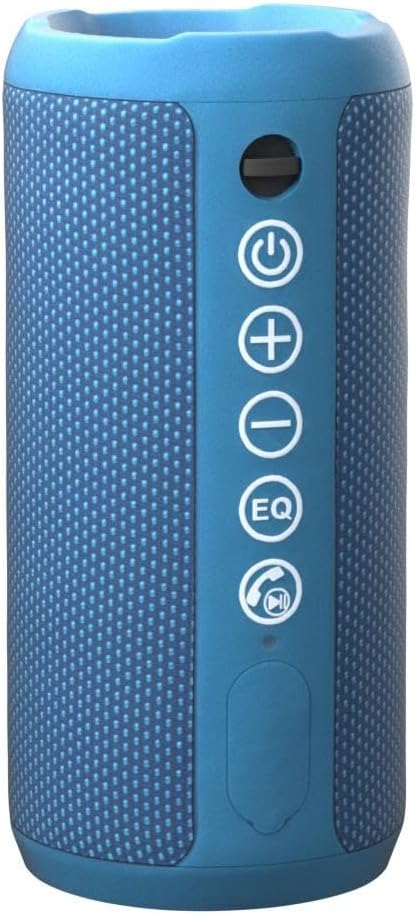 Ortizan Portable Bluetooth Speakers, IPX7 Waterproof Wireless Outdoor Speaker with 24W Loud Stereo Sound And Bluetooth 5.3, Deep Bass, RGB Lights, Dual Pairing, 30H Playtime for Home, Party