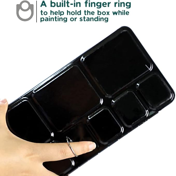 Watercolor Paint set, 36 Colors Premium Solid Watercolor Half Pans in Tin Box, 1 refillable Water Brush Pen, Art Pigment Kit Perfect for Artists Students Kids Beginners and Art Lovers