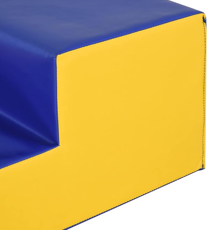 Soozier 2 Piece Climb and Crawl Activity Play Set, Soft Secure Foam Playset for Toddler, Preschooler, Indoor Play, Baby Learning Toys, Multicolor