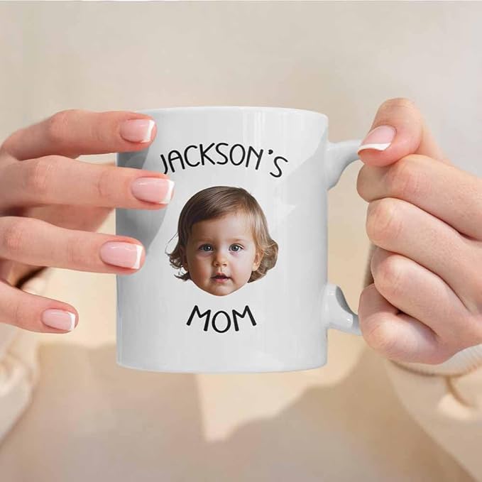 Custom Mug, Customized Photo Coffee Mug, Personalized 11 Oz Ceramic Mug with Text Photo, Taza Personalizadas for Men Women