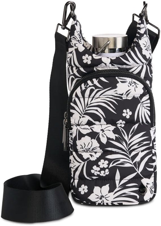 WanderFull® Original HydroBag® Collection, Water Bottle Holder w/Strap & Phone Pocket, Hands-Free Crossbody Water Bottle Bag