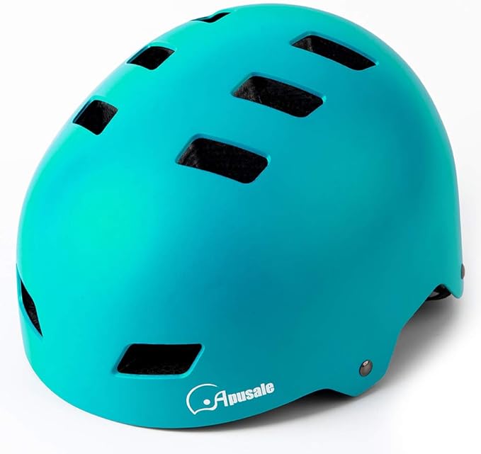 Bike Skateboard Helmet, Adjustable and Multi-Sport for Skate Scooter, 3 Sizes for Adult Youth Kids Toddler
