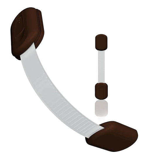 Baby Proofing Child Safety Locks (2 Pack) by Skyla Homes - The Safest, Quickest and Easiest 3M Adhesive Cabinet Latches, No Screws & Magnets, Multi-Purpose for Furniture, Kitchen, Ovens, Toilet Seats