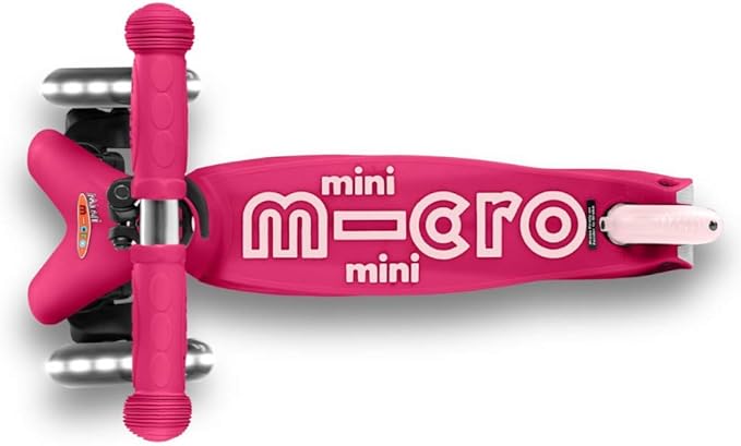 Micro Kickboard Mini Deluxe LED Three-Wheeled Lean-to-Steer Swiss-Designed Micro Scooter