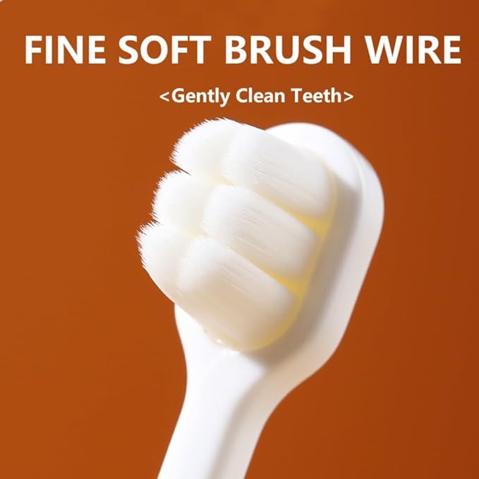 Neverfade Dinosaur Kids Toothbrush - Extra Soft Wide Head Toothbrush Tor Baby, 0.08mm Soft Filament Toddler Toothbrush for Kids 2-4,Make Brushing Fun and Protect Kids Delicate(Green)