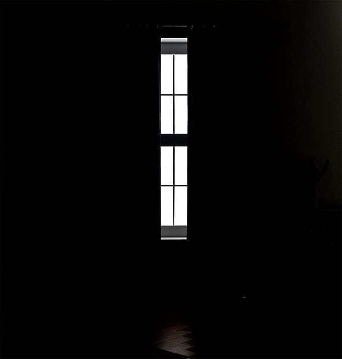 MIUCO Room Darkening Textured Weaved Grommet Blackout Curtains for Bedroom 52x63 Inch Long 2 Panels Purple