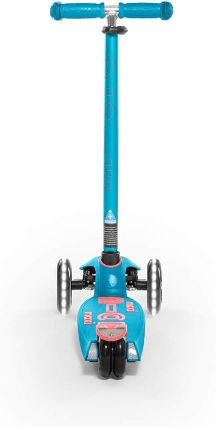 Micro Kickboard - Maxi Deluxe LED - Three Wheeled, Lean-to-Steer Swiss-Designed Micro Scooter for Kids with Motion-Activated Light-Up Wheels for Ages 5-12 …