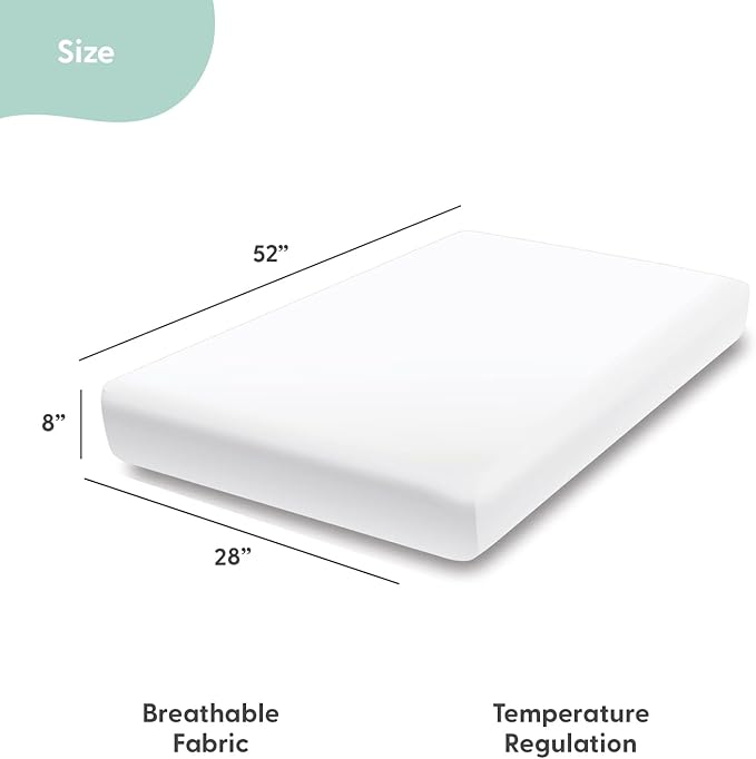 The Peanutshell 4-Pack Fitted Organic Crib Sheet Set - Soft & Breathable Baby Girl or Boy Crib Sheets, 100% Jersey Cotton Nursery Decor, Fit for Standard Mattress Cover- Cottage Floral